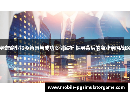 老詹商业投资智慧与成功案例解析 探寻背后的商业帝国战略